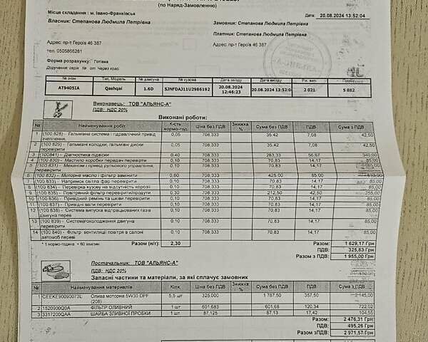 Белый Ниссан Кашкай, объемом двигателя 1.6 л и пробегом 7 тыс. км за 24650 $, фото 6 на Automoto.ua