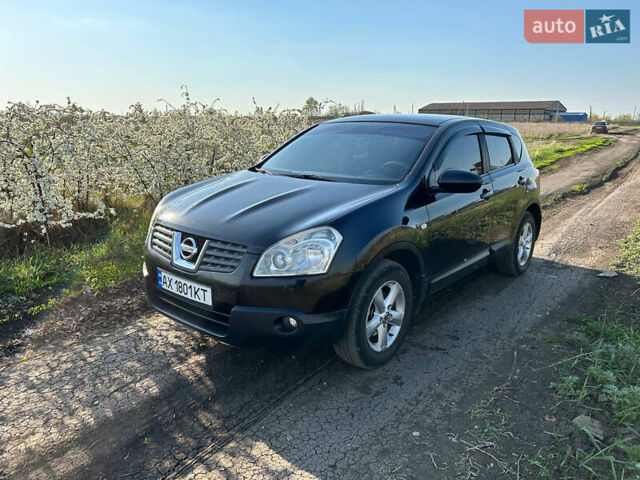 Черный Ниссан Кашкай, объемом двигателя 2 л и пробегом 160 тыс. км за 8500 $, фото 1 на Automoto.ua
