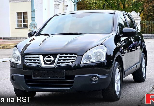 Черный Ниссан Кашкай, объемом двигателя 2 л и пробегом 143 тыс. км за 8300 $, фото 1 на Automoto.ua