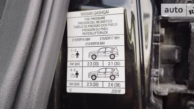 Чорний Ніссан Кашкай, об'ємом двигуна 1.5 л та пробігом 218 тис. км за 10999 $, фото 30 на Automoto.ua