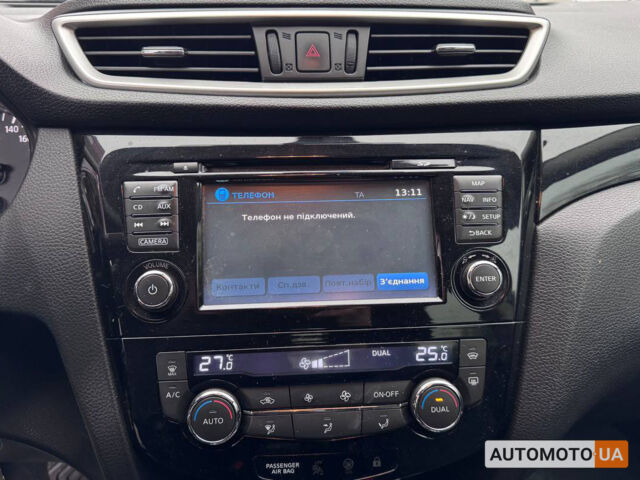 Черный Ниссан Кашкай, объемом двигателя 1.6 л и пробегом 130 тыс. км за 16000 $, фото 13 на Automoto.ua