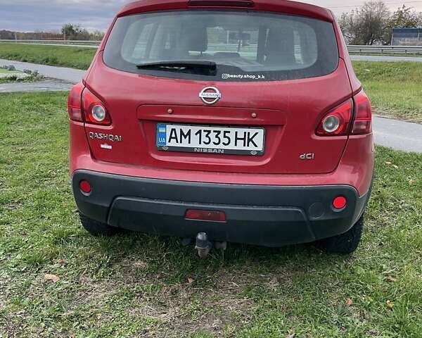 Ніссан Кашкай 2008 у Житомирі на Automoto.ua Червоний Ніссан Кашкай, об'ємом двигуна 1.5 л та пробігом 268 тис. км за 8300 $, фото 3 на Automoto.ua