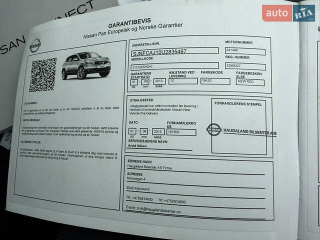 Красный Ниссан Кашкай, объемом двигателя 1.5 л и пробегом 140 тыс. км за 12800 $, фото 38 на Automoto.ua