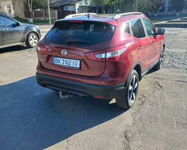 Красный Ниссан Кашкай, объемом двигателя 1.2 л и пробегом 120 тыс. км за 13800 $, фото 1 на Automoto.ua