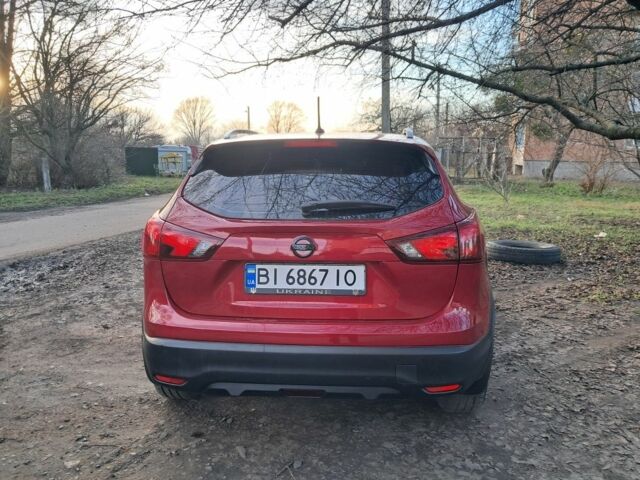 Красный Ниссан Кашкай, объемом двигателя 2 л и пробегом 147 тыс. км за 14500 $, фото 1 на Automoto.ua