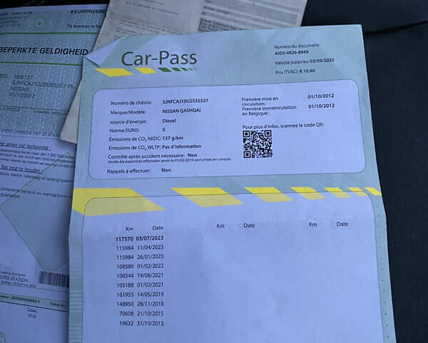 Серый Ниссан Кашкай, объемом двигателя 1.5 л и пробегом 174 тыс. км за 11190 $, фото 34 на Automoto.ua