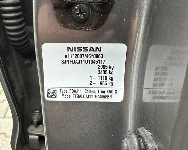 Сірий Ніссан Кашкай, об'ємом двигуна 1.6 л та пробігом 200 тис. км за 16600 $, фото 35 на Automoto.ua