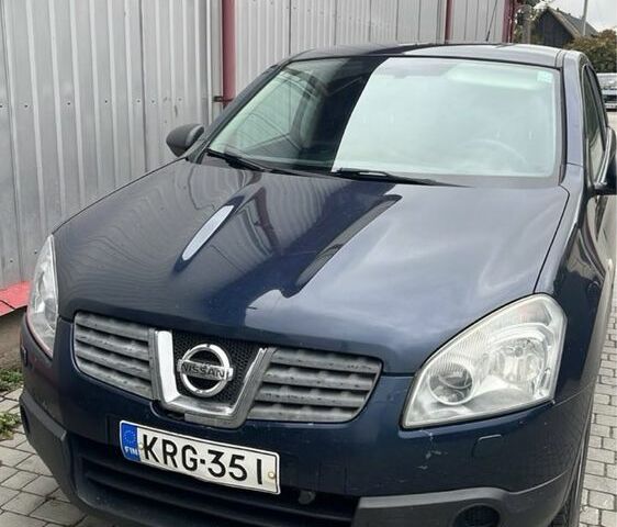 Синий Ниссан Кашкай, объемом двигателя 2 л и пробегом 240 тыс. км за 4000 $, фото 1 на Automoto.ua