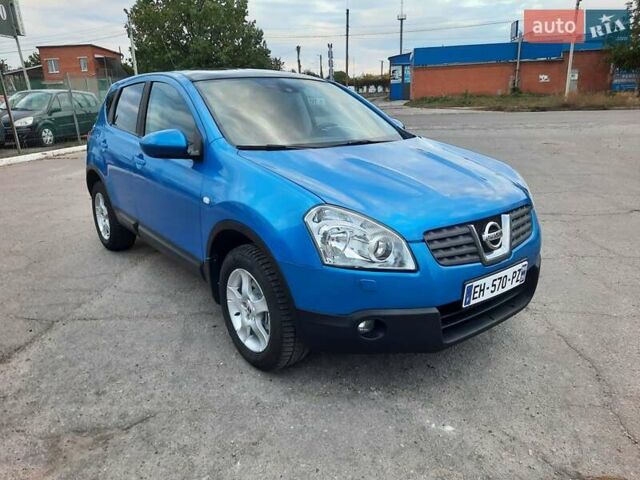Синий Ниссан Кашкай, объемом двигателя 1.6 л и пробегом 217 тыс. км за 8400 $, фото 1 на Automoto.ua