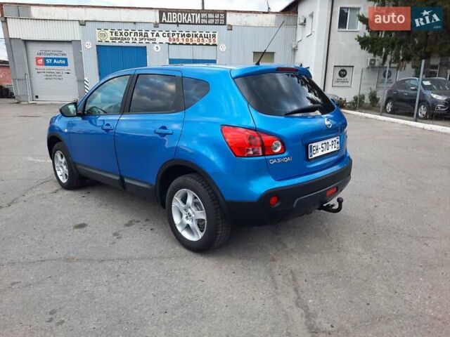 Синий Ниссан Кашкай, объемом двигателя 1.6 л и пробегом 217 тыс. км за 8400 $, фото 4 на Automoto.ua