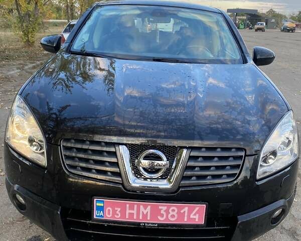 Черный Ниссан Кашкай 2, объемом двигателя 1.5 л и пробегом 230 тыс. км за 8800 $, фото 6 на Automoto.ua