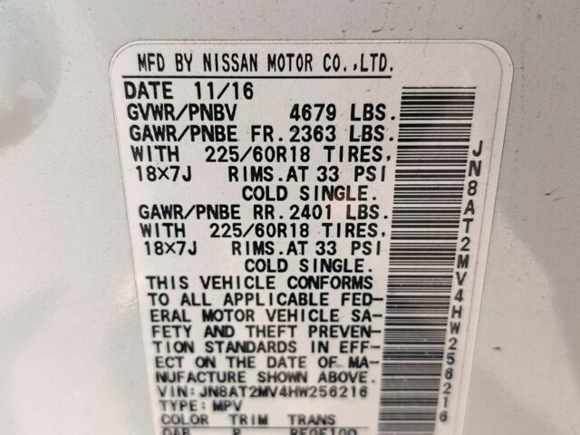 Білий Ніссан Rogue, об'ємом двигуна 2.5 л та пробігом 120 тис. км за 14000 $, фото 8 на Automoto.ua