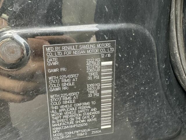 Черный Ниссан Rogue, объемом двигателя 2.5 л и пробегом 130 тыс. км за 13400 $, фото 6 на Automoto.ua