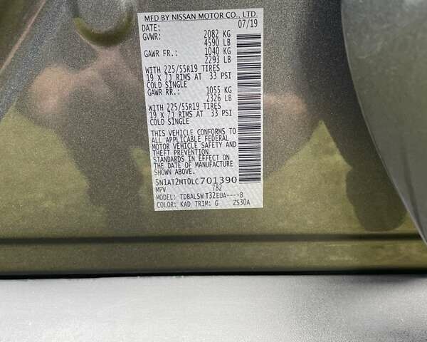 Сірий Ніссан Rogue, об'ємом двигуна 2.49 л та пробігом 65 тис. км за 19500 $, фото 37 на Automoto.ua