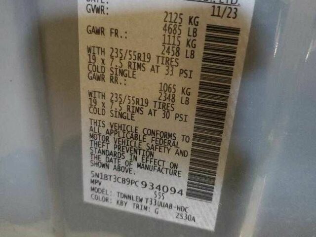 Сірий Ніссан Rogue, об'ємом двигуна 0 л та пробігом 9 тис. км за 7000 $, фото 12 на Automoto.ua