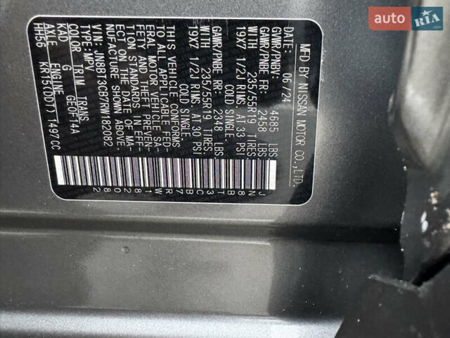 Серый Ниссан Rogue, объемом двигателя 1.5 л и пробегом 3 тыс. км за 26700 $, фото 52 на Automoto.ua