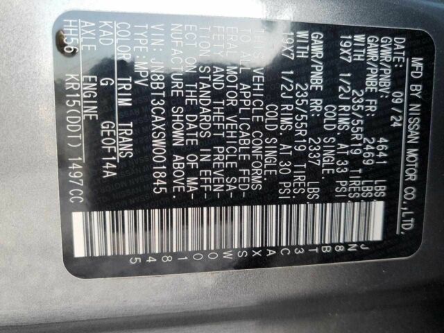 Сірий Ніссан Rogue, об'ємом двигуна 1.5 л та пробігом 20 тис. км за 10000 $, фото 12 на Automoto.ua