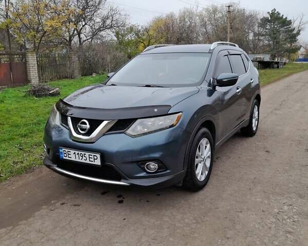 Синий Ниссан Rogue, объемом двигателя 2.5 л и пробегом 150 тыс. км за 12300 $, фото 1 на Automoto.ua