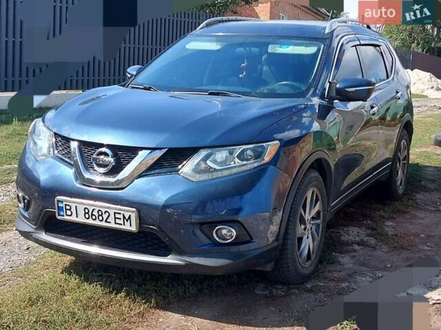 Синий Ниссан Rogue, объемом двигателя 2.5 л и пробегом 196 тыс. км за 12150 $, фото 2 на Automoto.ua