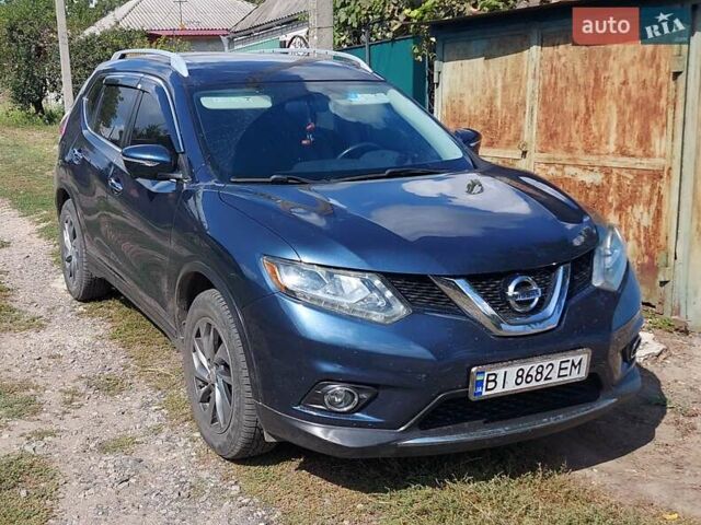 Синий Ниссан Rogue, объемом двигателя 2.5 л и пробегом 196 тыс. км за 12150 $, фото 3 на Automoto.ua