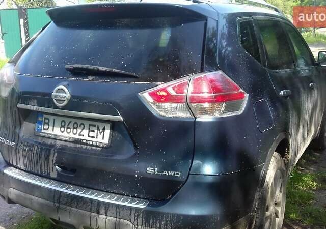 Синий Ниссан Rogue, объемом двигателя 2.5 л и пробегом 196 тыс. км за 12150 $, фото 1 на Automoto.ua
