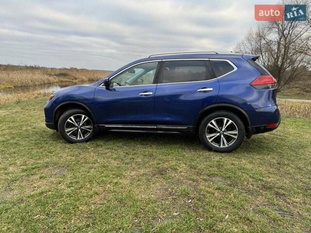 Синий Ниссан Rogue, объемом двигателя 2.49 л и пробегом 86 тыс. км за 17600 $, фото 1 на Automoto.ua