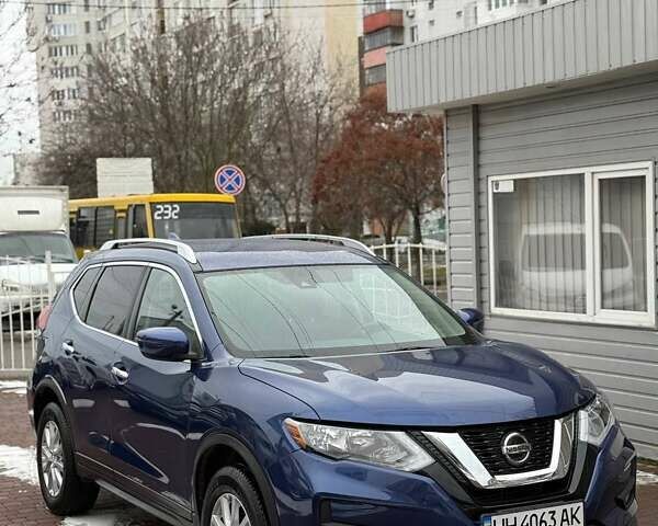 Синий Ниссан Rogue, объемом двигателя 2.49 л и пробегом 147 тыс. км за 13900 $, фото 3 на Automoto.ua