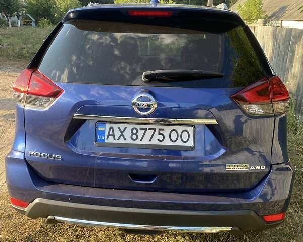 Синий Ниссан Rogue, объемом двигателя 2.49 л и пробегом 75 тыс. км за 16500 $, фото 3 на Automoto.ua