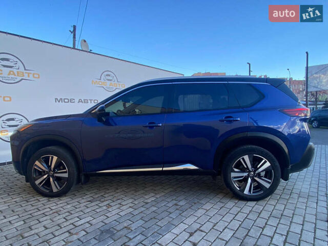 Синий Ниссан Rogue, объемом двигателя 2.49 л и пробегом 74 тыс. км за 24500 $, фото 1 на Automoto.ua