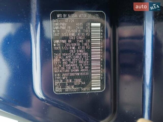 Синий Ниссан Rogue, объемом двигателя 1.5 л и пробегом 6 тыс. км за 25400 $, фото 22 на Automoto.ua