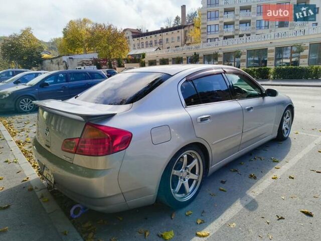 Серый Ниссан Скайлайн, объемом двигателя 2.5 л и пробегом 222 тыс. км за 5900 $, фото 6 на Automoto.ua