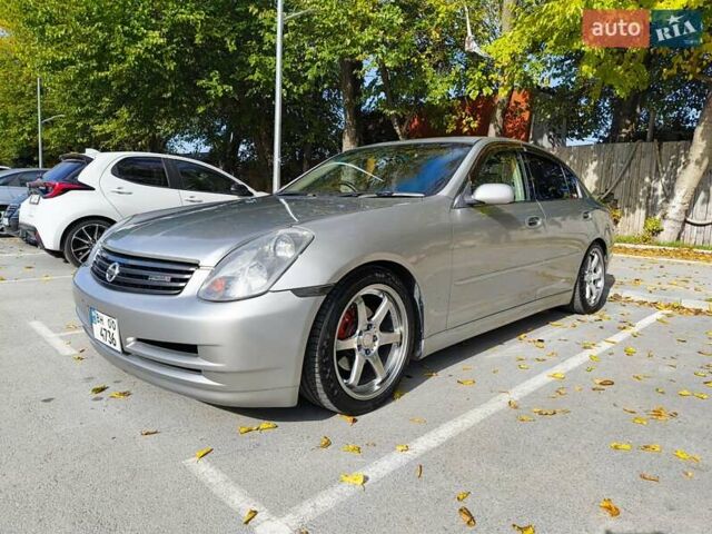 Серый Ниссан Скайлайн, объемом двигателя 2.5 л и пробегом 222 тыс. км за 5900 $, фото 4 на Automoto.ua