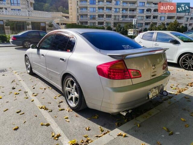 Серый Ниссан Скайлайн, объемом двигателя 2.5 л и пробегом 222 тыс. км за 5900 $, фото 10 на Automoto.ua