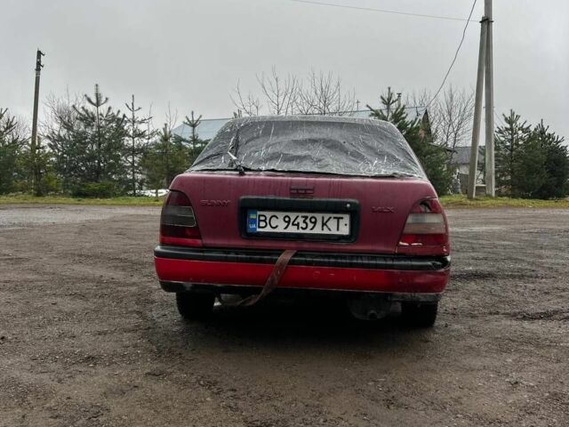 Красный Ниссан Санни, объемом двигателя 2 л и пробегом 586 тыс. км за 650 $, фото 1 на Automoto.ua