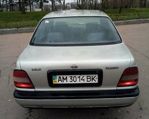 Серый Ниссан Санни, объемом двигателя 1.4 л и пробегом 370 тыс. км за 950 $, фото 1 на Automoto.ua