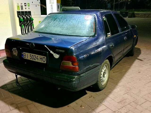 Синий Ниссан Санни, объемом двигателя 1.4 л и пробегом 600 тыс. км за 950 $, фото 4 на Automoto.ua