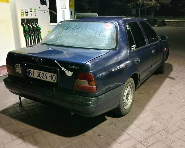 Синий Ниссан Санни, объемом двигателя 1.4 л и пробегом 600 тыс. км за 948 $, фото 4 на Automoto.ua
