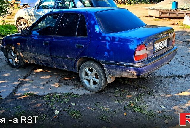 Синий Ниссан Санни, объемом двигателя 1.5 л и пробегом 200 тыс. км за 1530 $, фото 1 на Automoto.ua
