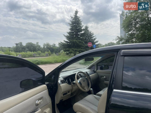 Черный Ниссан Тиида, объемом двигателя 1.6 л и пробегом 187 тыс. км за 5800 $, фото 14 на Automoto.ua