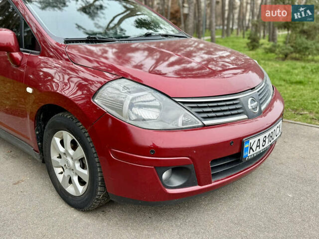 Красный Ниссан Тиида, объемом двигателя 1.6 л и пробегом 100 тыс. км за 6500 $, фото 24 на Automoto.ua