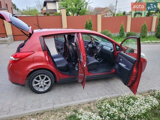 Красный Ниссан Тиида, объемом двигателя 1.5 л и пробегом 76 тыс. км за 8600 $, фото 113 на Automoto.ua