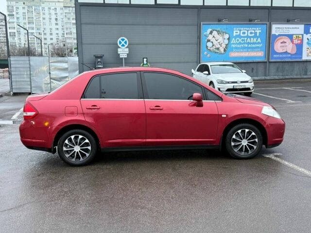 Красный Ниссан Тиида, объемом двигателя 1.6 л и пробегом 118 тыс. км за 5850 $, фото 7 на Automoto.ua