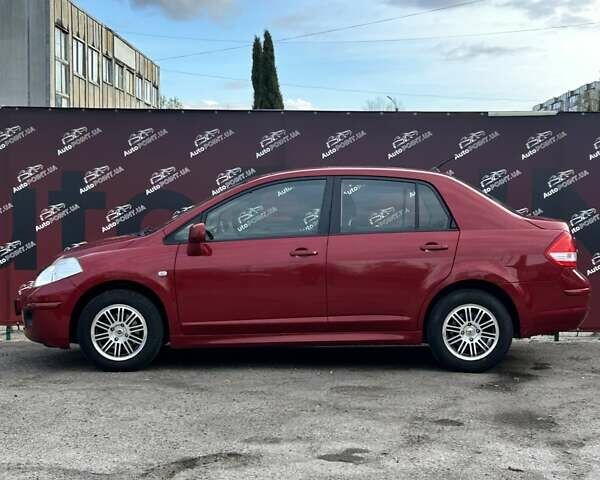 Красный Ниссан Тиида, объемом двигателя 1.6 л и пробегом 155 тыс. км за 6800 $, фото 4 на Automoto.ua