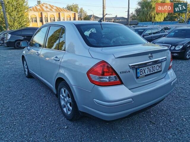 Сірий Ніссан Тііда, об'ємом двигуна 1.8 л та пробігом 164 тис. км за 6499 $, фото 8 на Automoto.ua