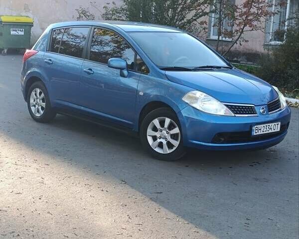 Синий Ниссан Тиида, объемом двигателя 1.6 л и пробегом 149 тыс. км за 6500 $, фото 7 на Automoto.ua