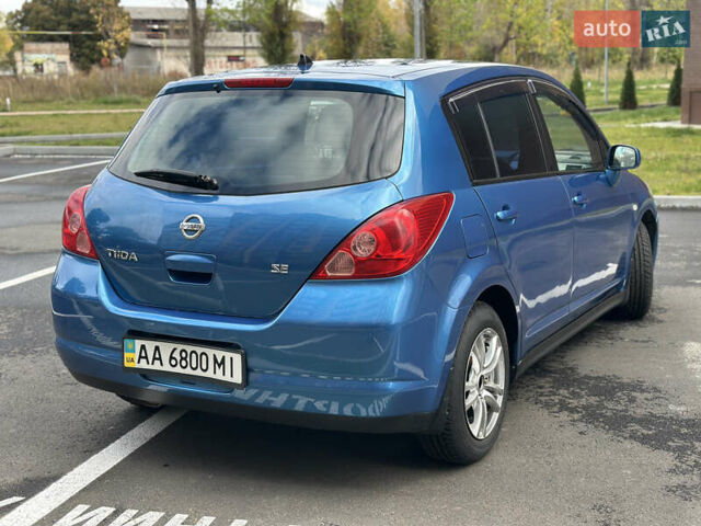 Синий Ниссан Тиида, объемом двигателя 1.6 л и пробегом 172 тыс. км за 6200 $, фото 7 на Automoto.ua