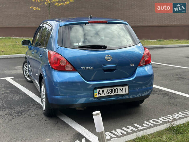 Синий Ниссан Тиида, объемом двигателя 1.6 л и пробегом 172 тыс. км за 6200 $, фото 6 на Automoto.ua