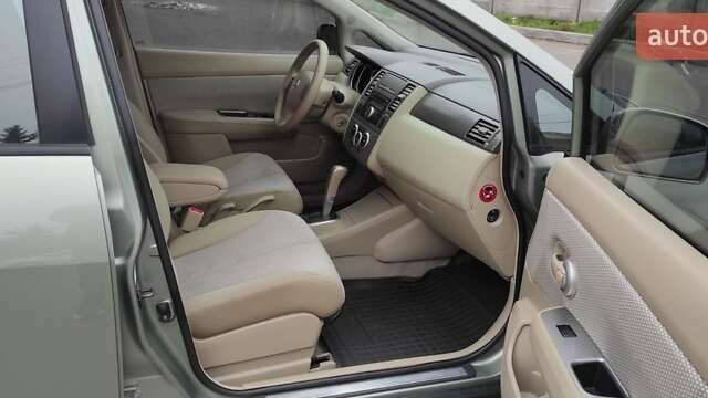 Зеленый Ниссан Тиида, объемом двигателя 1.6 л и пробегом 167 тыс. км за 7199 $, фото 13 на Automoto.ua