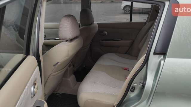 Зеленый Ниссан Тиида, объемом двигателя 1.6 л и пробегом 167 тыс. км за 7199 $, фото 11 на Automoto.ua