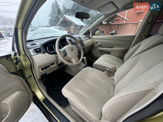 Зелений Ніссан Тііда, об'ємом двигуна 1.6 л та пробігом 158 тис. км за 5999 $, фото 1 на Automoto.ua